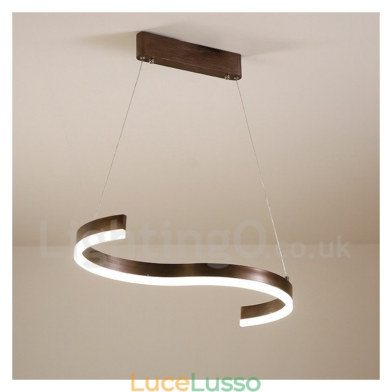 Lampada a sospensione lineare dimmerabile con telecomando Design moderno