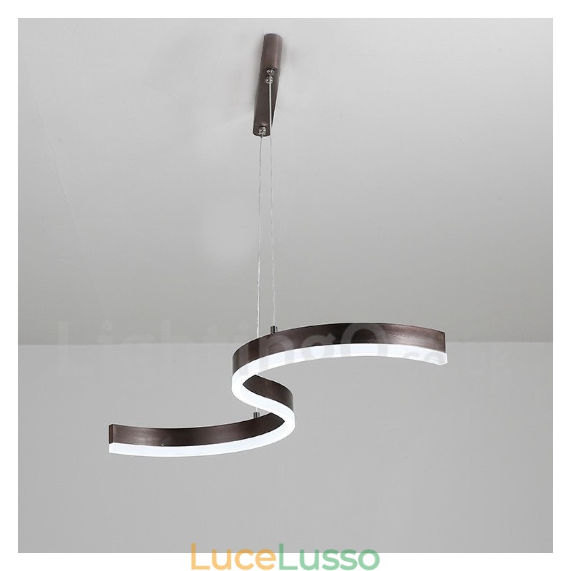Lampada a sospensione lineare dimmerabile con telecomando Design moderno