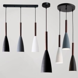 Lampada a sospensione moderna e contemporanea Macaron