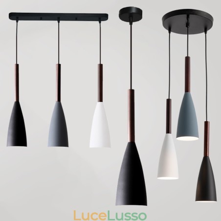 Lampada a sospensione moderna e contemporanea Macaron Lampada a sospensione moderna e contemporanea Macaron