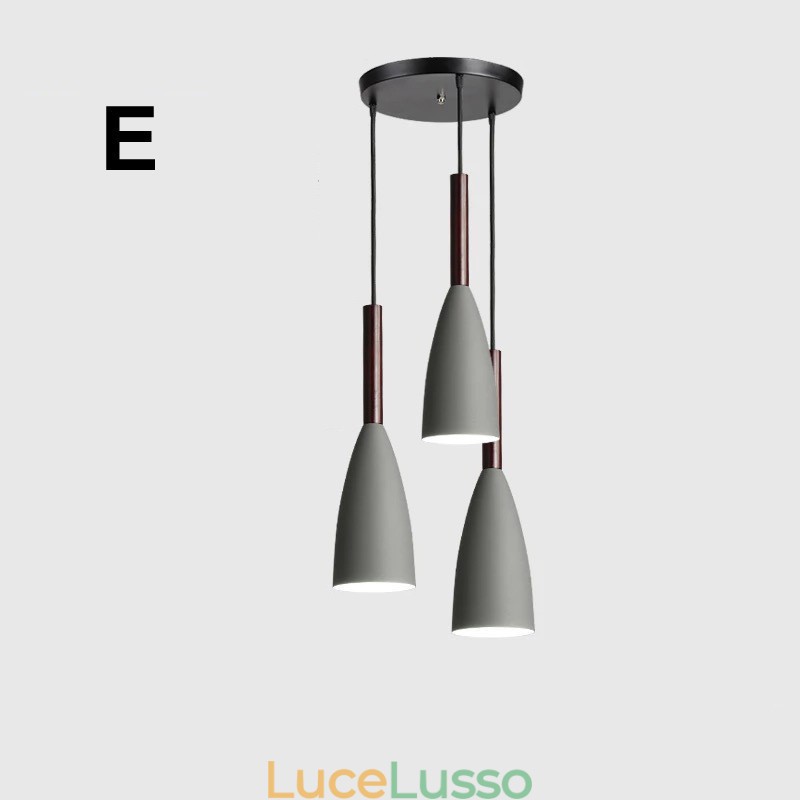 Lampada a sospensione moderna e contemporanea Macaron