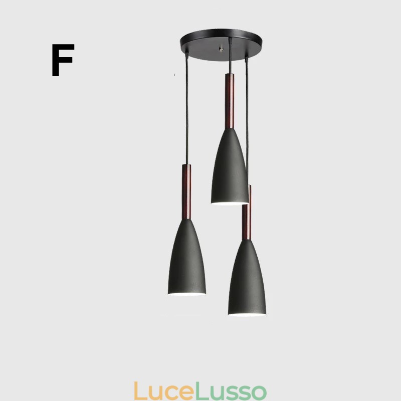 Lampada a sospensione moderna e contemporanea Macaron