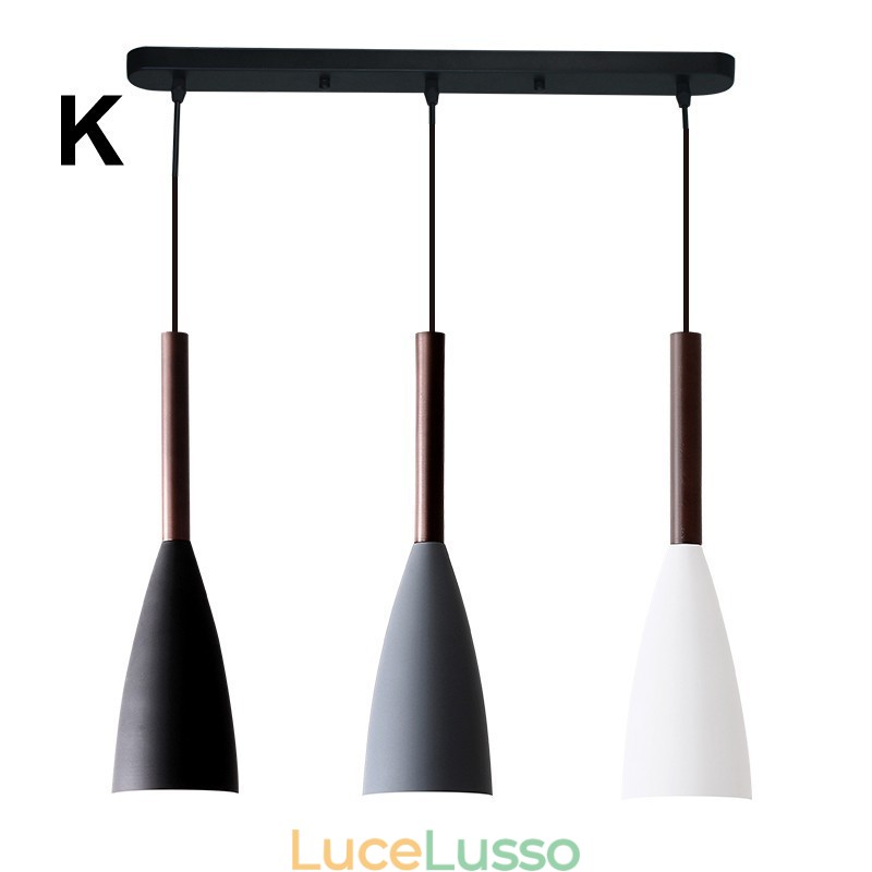 Lampada a sospensione moderna e contemporanea Macaron