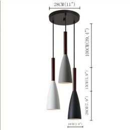 Lampada a sospensione moderna e contemporanea Macaron