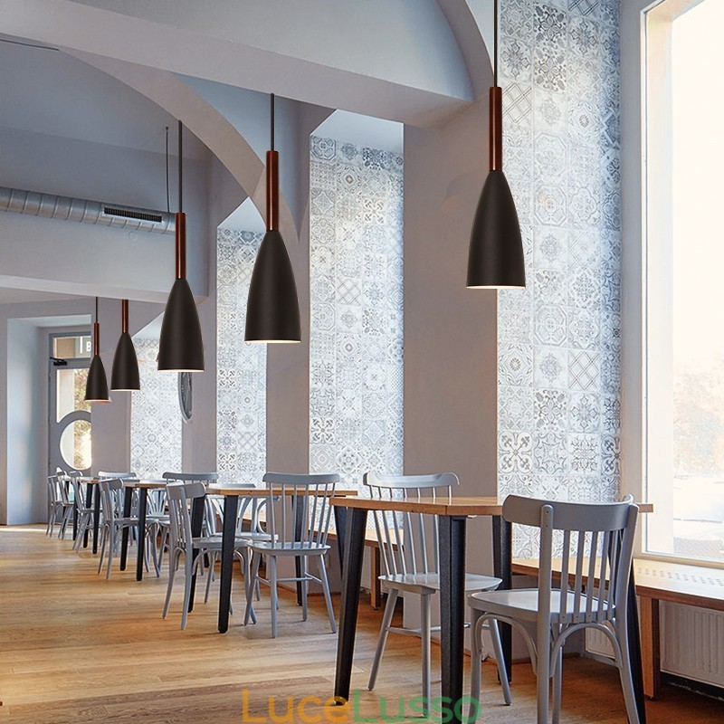 Lampada a sospensione moderna e contemporanea Macaron