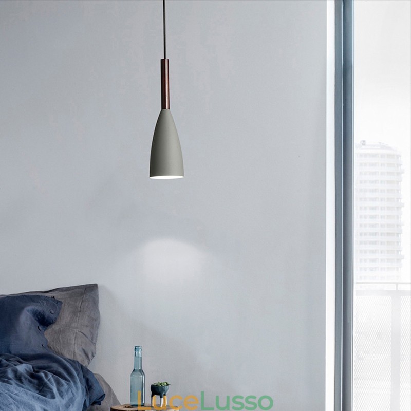 Lampada a sospensione moderna e contemporanea Macaron