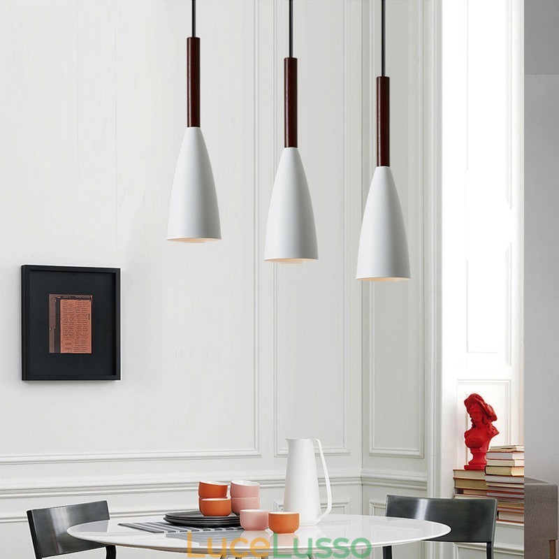 Lampada a sospensione moderna e contemporanea Macaron