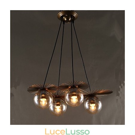 Lampadario in vetro artistico a forma di fagiolo rotondo Lampadario in vetro artistico a forma di fagiolo rotondo