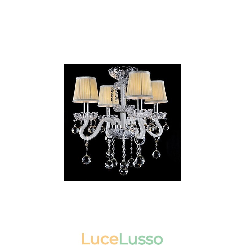 Lampadario in stile mini in cristallo moderno contemporaneo country globo tradizionale classico a tamburo isola vetro