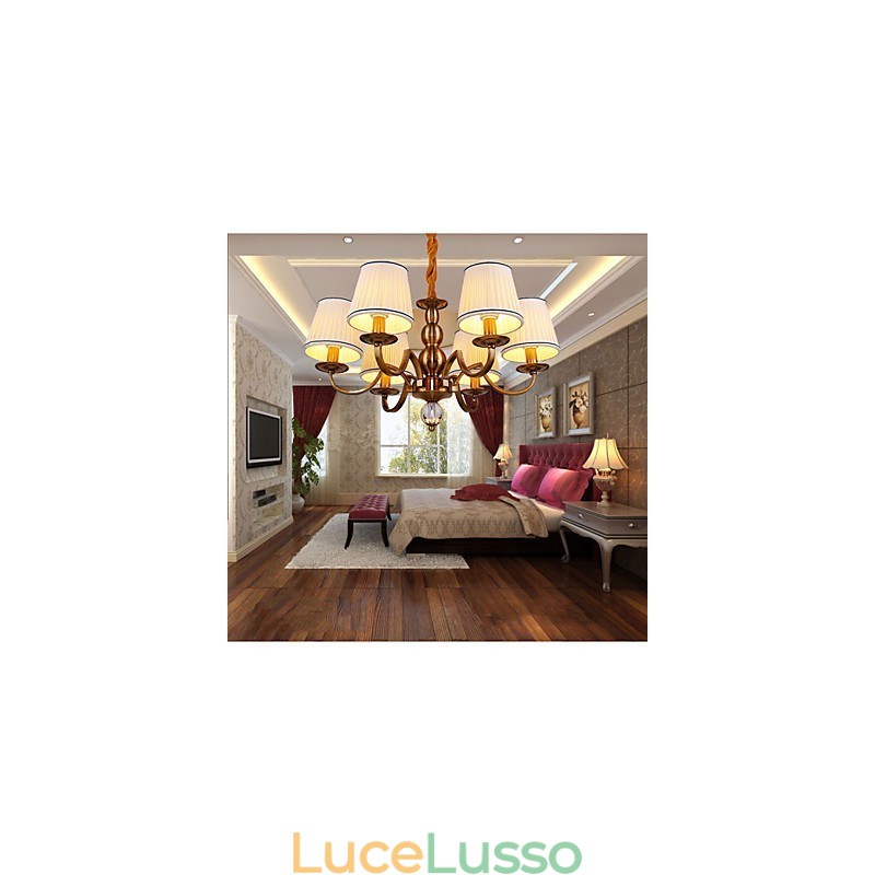 Lampadario moderno contemporaneo in metallo