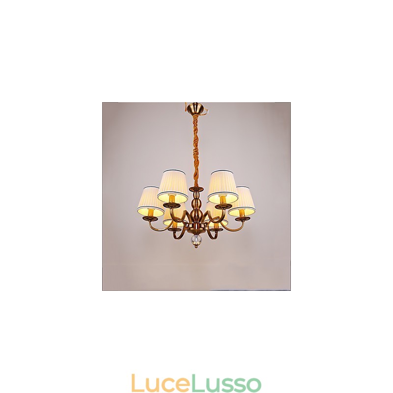 Lampadario moderno contemporaneo in metallo