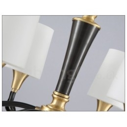 Lampadario a sospensione in ottone puro, rustico, retrò, vintage, con paralumi in vetro e pietra