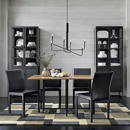 Lampadario in metallo dipinto in stile country