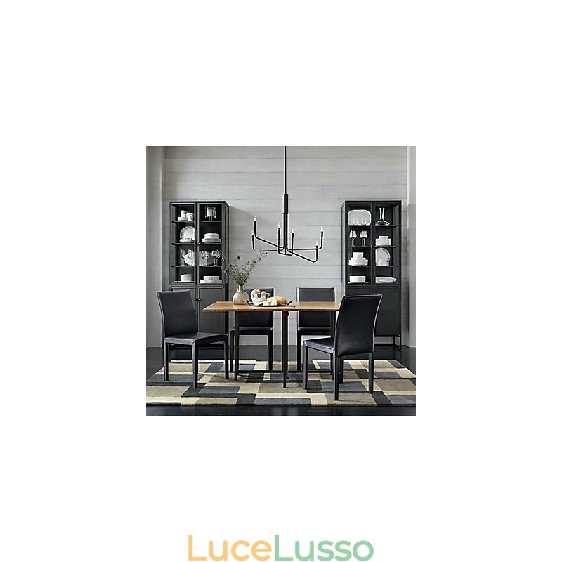 Lampadario in metallo dipinto in stile country
