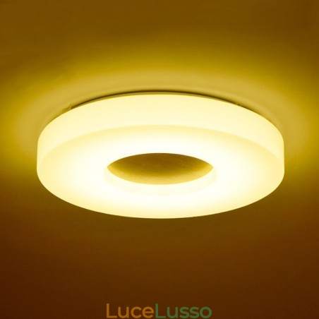 Lampada da soffitto rotonda in legno ultra sottile dimmerabile con paralume in acrilico Lampada da soffitto in stile nordico Lampada da soffitto rotonda in legno ultra sottile dimmerabile con paralume in acrilico Lampada da soffitto in stile nordico