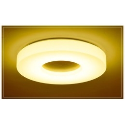 Lampada da soffitto rotonda in legno ultra sottile dimmerabile con paralume in acrilico Lampada da soffitto in stile nordico