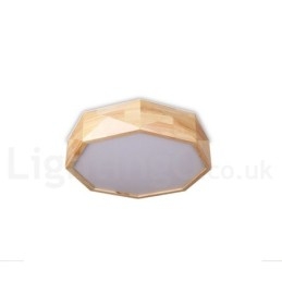 Lampada da soffitto in legno dimmerabile con paralume in acrilico Lampada da soffitto in stile nordico