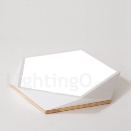 Lampada da soffitto in legno multicolore Macaron dimmerabile con paralume in acrilico Lampada da soffitto in stile nordico
