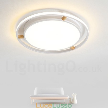 Lampada da soffitto rotonda in legno multicolore ultra sottile Macaron dimmerabile con paralume in acrilico Lampada da soffitto in stile nordico Lampada da soffitto rotonda in legno multicolore ultra sottile Macaron dimmerabile con paralume in acrilico Lampada da soffitto in stile nordico