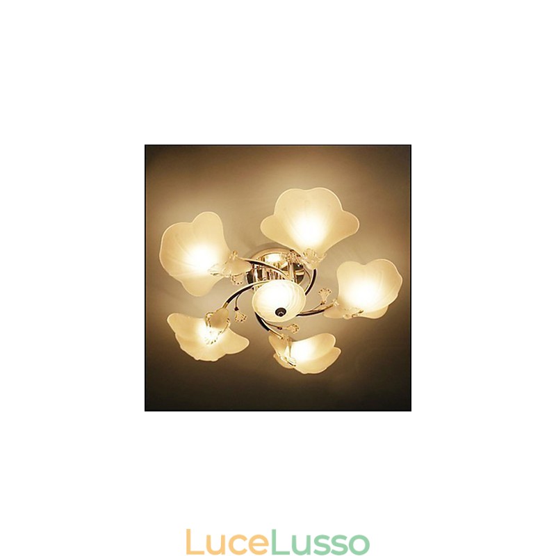 Lampada da soffitto in vetro Lampada da soffitto