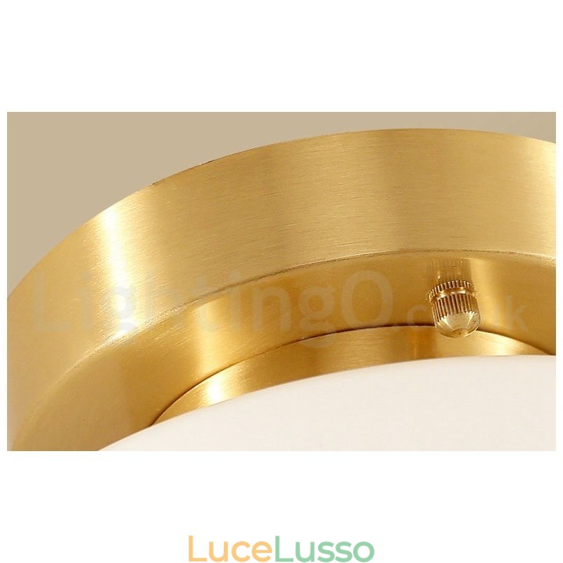 Lampada da soffitto retrò vintage con paralume