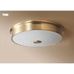 Lampada da soffitto retrò vintage con paralume in vetro