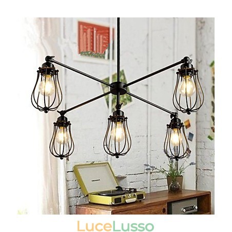 Lampadario Mini Stile Moderno Contemporaneo Metallo Lampadario Mini Stile Moderno Contemporaneo Metallo