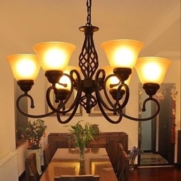 Lampadario rustico in metallo retrò vintage per bambini