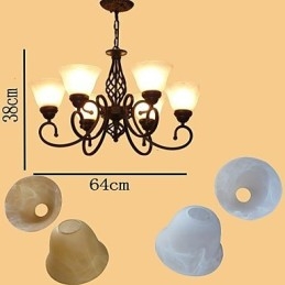 Lampadario rustico in metallo retrò vintage per bambini