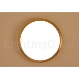 Plafoniere da soffitto in ottone a filo in stile nordico moderno e contemporaneo, ultra sottili, dimmerabili, con paralume in acrilico, utilizzabili anche come applique