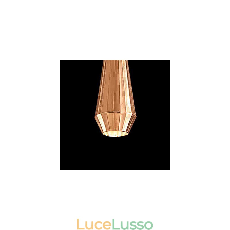 Lampadario Mini Stile Moderno Contemporaneo Metallo