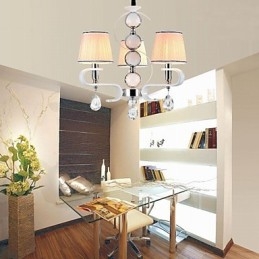 Lampadario in tessuto 3 luci moderno minimalista lampada di alta qualità