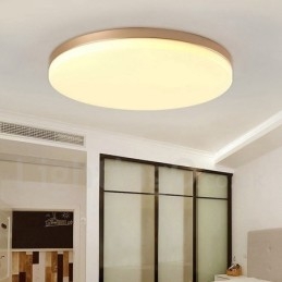 Plafoniere da soffitto in stile nordico moderno contemporaneo dimmerabile ultra sottile e rotondo con paralume in acrilico, utilizzabili anche come applique