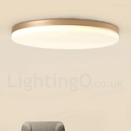 Plafoniere da soffitto in stile nordico moderno contemporaneo dimmerabile ultra sottile e rotondo con paralume in acrilico, utilizzabili anche come applique