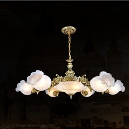 Lampadario in metallo bronzo retrò vintage classico tradizionale