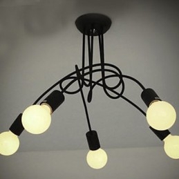 Lampadario in metallo dipinto moderno e contemporaneo