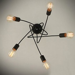 Lampadario in metallo dipinto moderno e contemporaneo