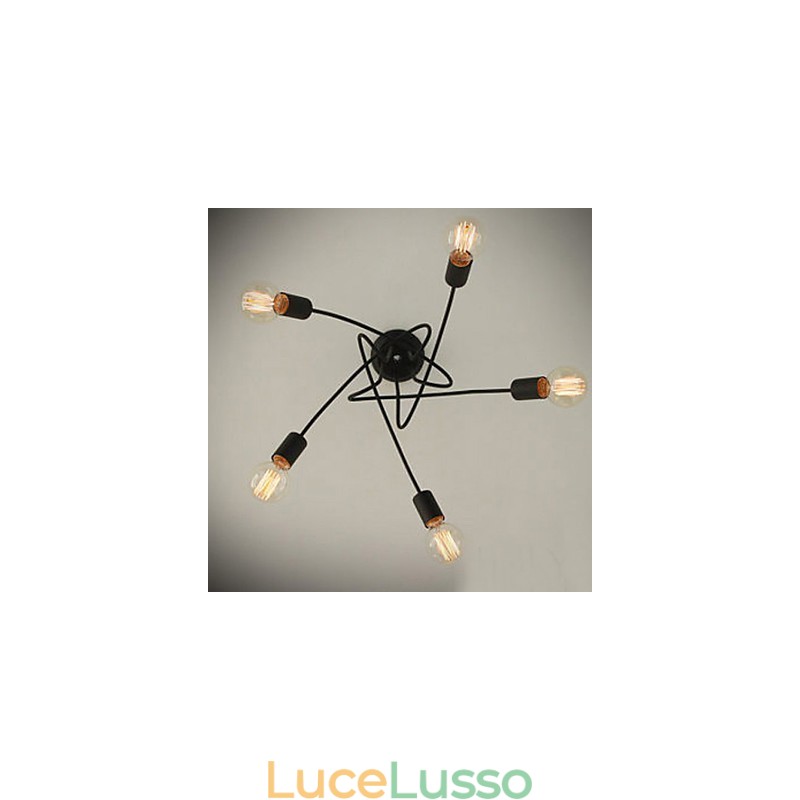 Lampadario in metallo dipinto moderno e contemporaneo