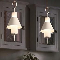 Lampada a sospensione moderna in metallo stile mini a 2 luci