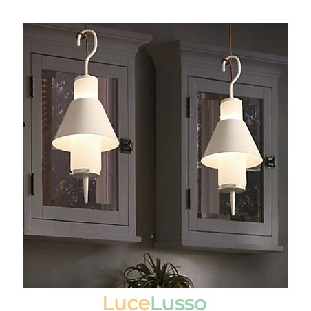 Lampada a sospensione moderna in metallo stile mini a 2 luci Lampada a sospensione moderna in metallo stile mini a 2 luci