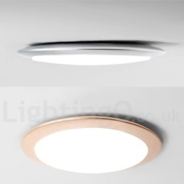 Plafoniere da soffitto moderne e contemporanee in stile nordico, super sottili, spesse 4 cm, dimmerabili, con paralume in acrilico e telecomando, utilizzabili anche come applique