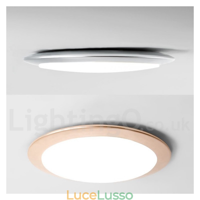 Plafoniere da soffitto moderne e contemporanee in stile nordico, super sottili, spesse 4 cm, dimmerabili, con paralume in acrilico e telecomando, utilizzabili anche come applique