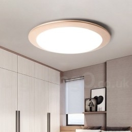 Plafoniere da soffitto moderne e contemporanee in stile nordico, super sottili, spesse 4 cm, dimmerabili, con paralume in acrilico e telecomando, utilizzabili anche come applique