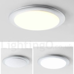 Plafoniere da soffitto moderne e contemporanee in stile nordico, super sottili, spesse 4 cm, dimmerabili, con paralume in acrilico e telecomando, utilizzabili anche come applique