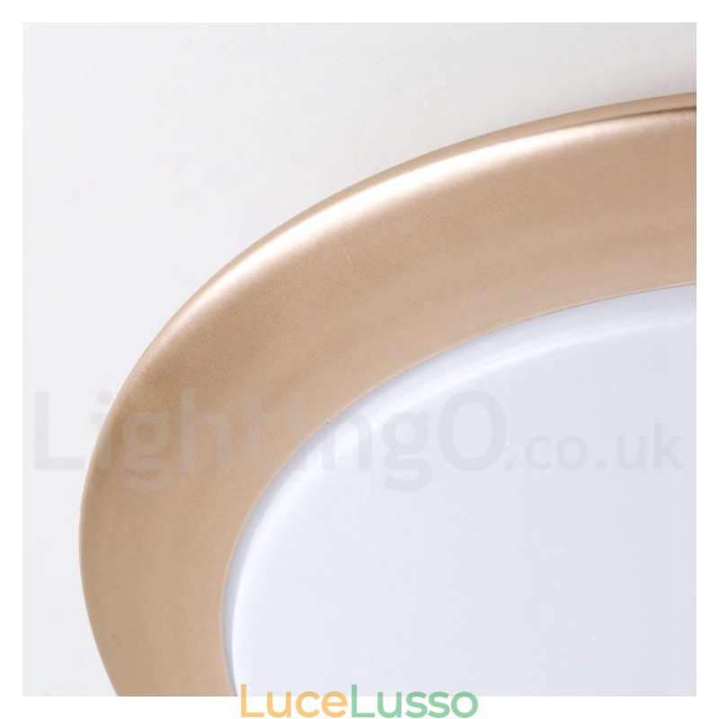 Plafoniere da soffitto moderne e contemporanee in stile nordico, super sottili, spesse 4 cm, dimmerabili, con paralume in acrilico e telecomando, utilizzabili anche come applique