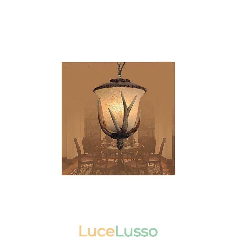 Lampadario a testa singola Lampada a sospensione