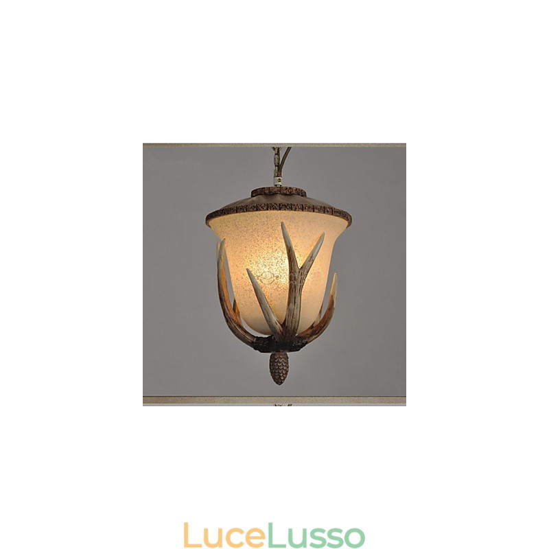 Lampadario a testa singola Lampada a sospensione