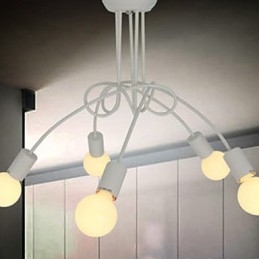 Lampadario in metallo dipinto moderno e contemporaneo