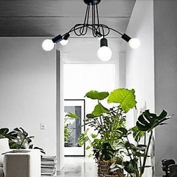Lampadario in metallo dipinto moderno e contemporaneo