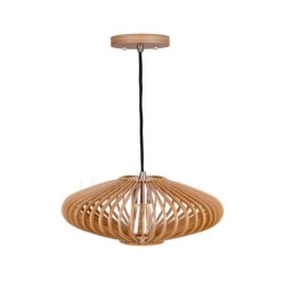 1 luce lanterna vintage lampadario in legno industriale vento loft legno lineare illuminazione pendente